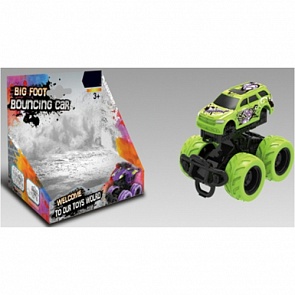 Машинка с краш-эффектом, пул-бэк, зелёная (Funky Toys, 60008)